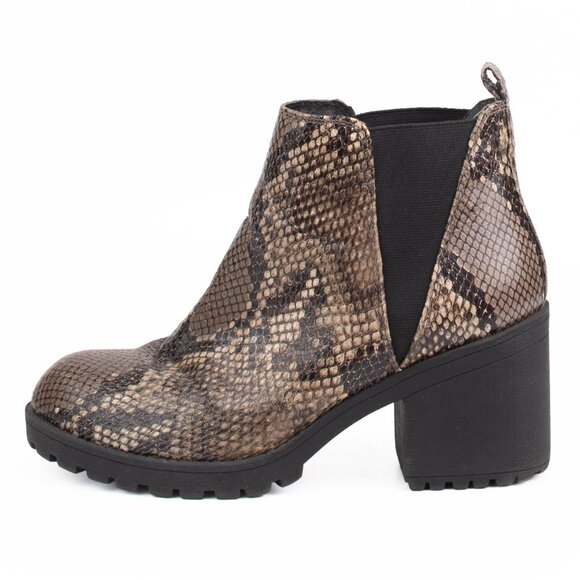 Dirty Laundry Lita Python Snake Print Chelsea Boots – Women’s 6 - Picture 13 of 14